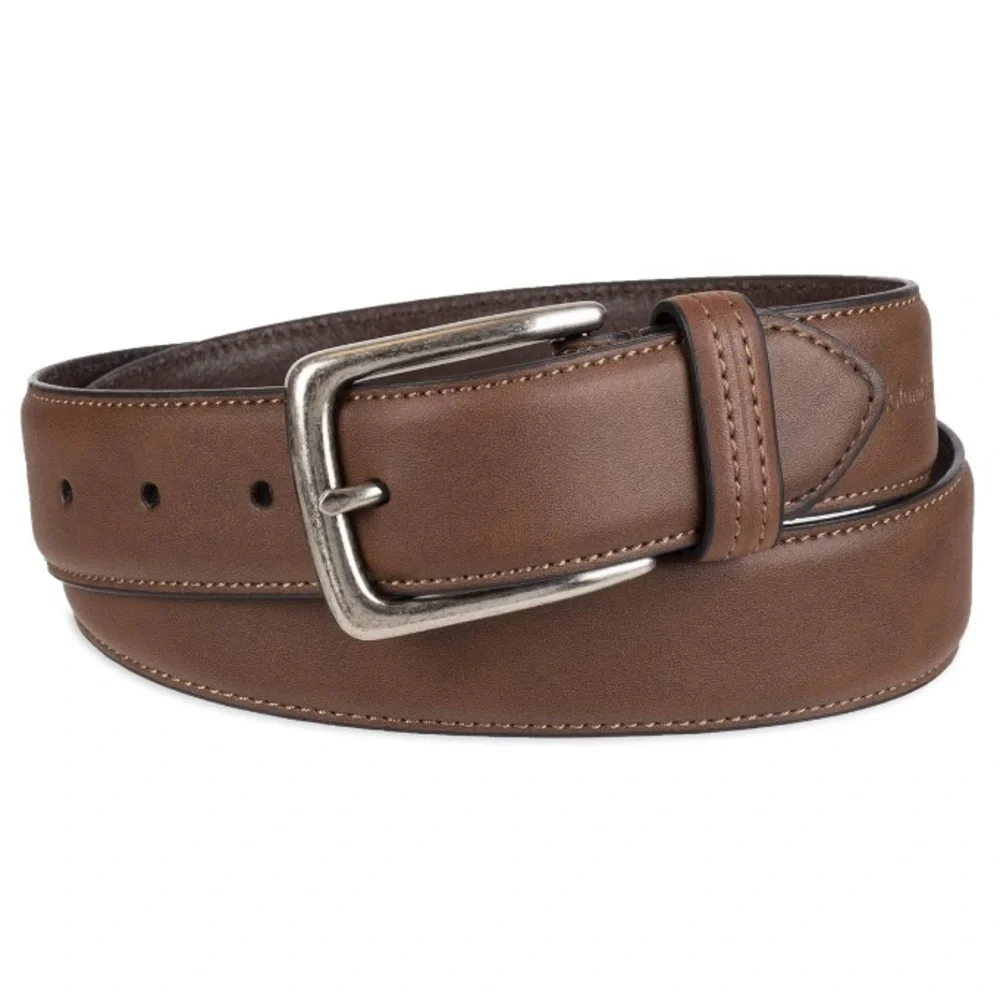 Columbia Men’s Trinity Logo Everyday Casual Dress Belt Leather Lining size 56